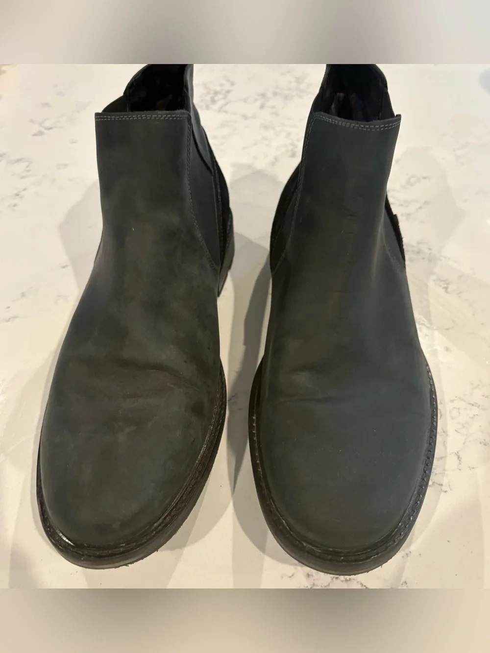 Rodd & Gunn Clearmont Black Men’s Leather/Suede Chelsea Boots Size 45 EU (US 12)